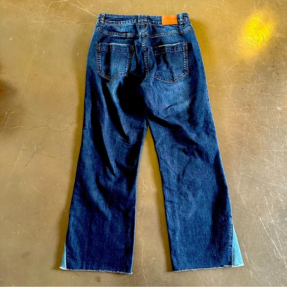 Anine Bing Patch Pocket Straight Leg Jeans - Picture 4 of 14